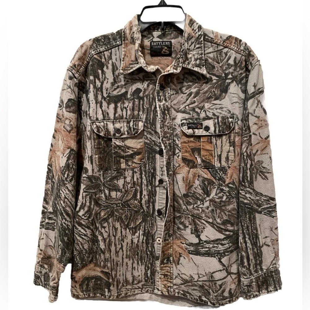Vintage Rattlers Men's Camouflage Jacket Medium? READ